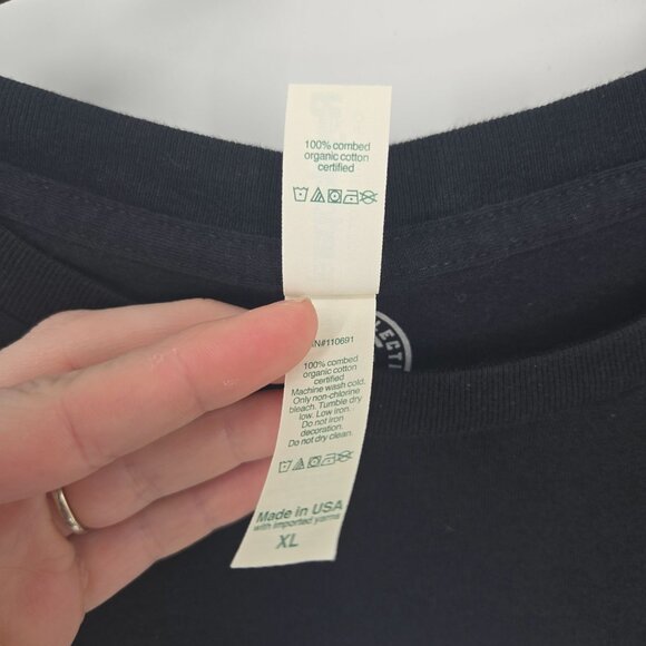 Vermont Eclectic company mens size XL unisex black long sleeve Rabbit skiing - Picture 7 of 9